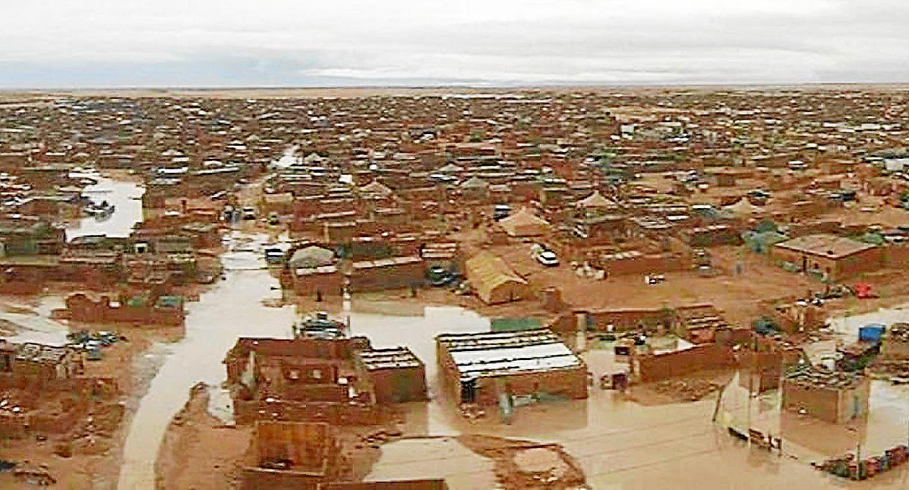 Recogida de material por las inundaciones en los campos de refugiados  saharauis - Asociación Vecinal Independiente de Butarque