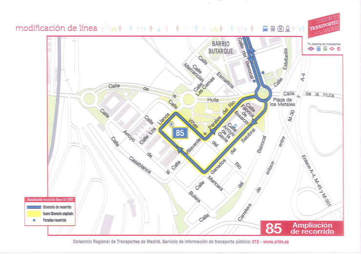 El Consorcio ampliará la línea 85, pero se niega a dotar de una segunda línea al barrio