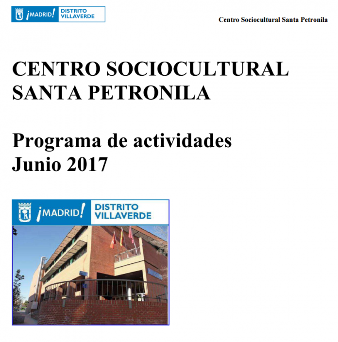 PROGRAMCIÓN JUNIO 2017