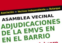 Asamblea sobre las adjudicaciones de la EMVS en el barrio adjudicaciones de la EMVS