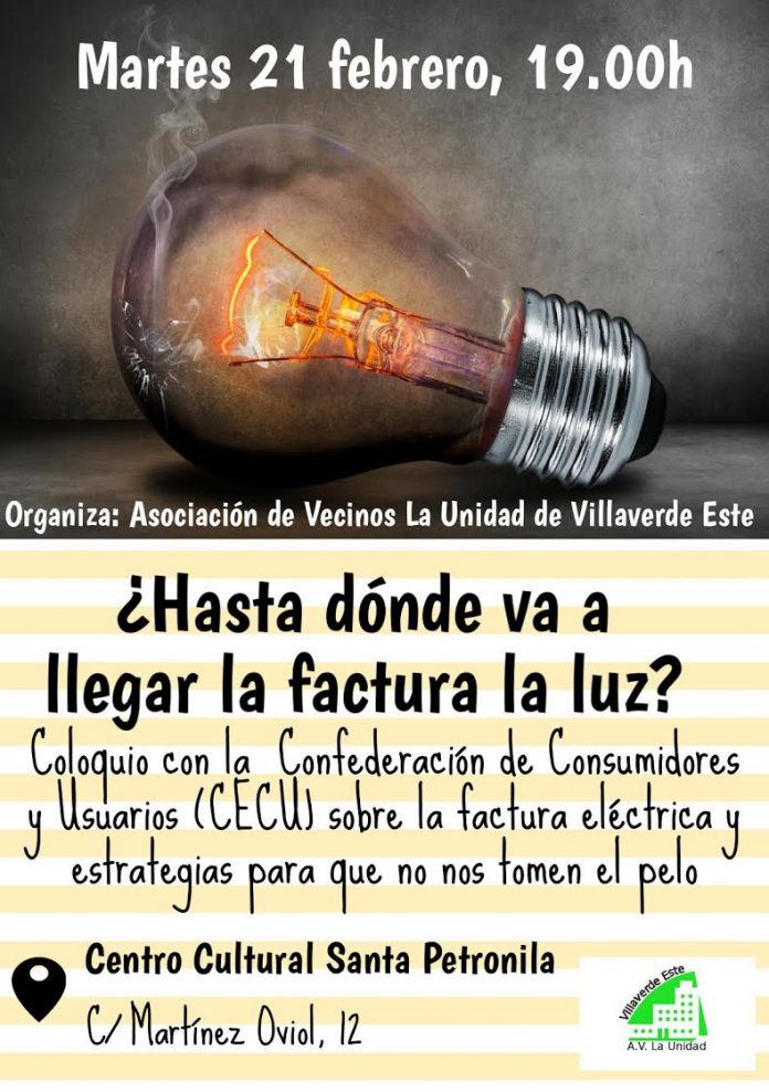 Acto informativo por la subida de la luz