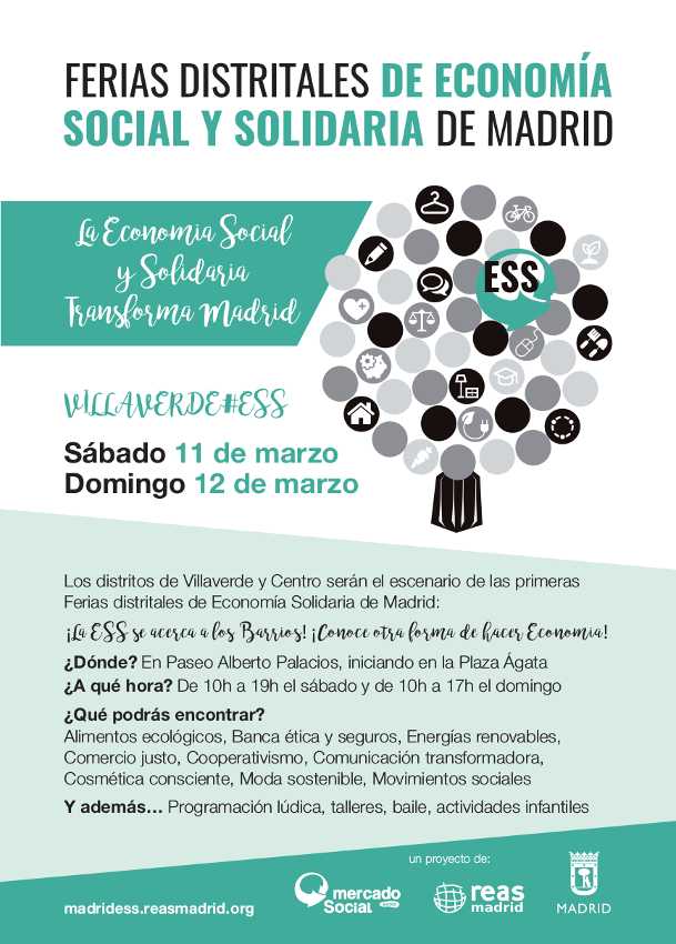 Feria de Economía Social y Solidaria en Villaverde