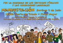 Manifestación por la remunicipalización de los servicios sin despidos Manifestación por la remunicipalización de los servicios sin despidos