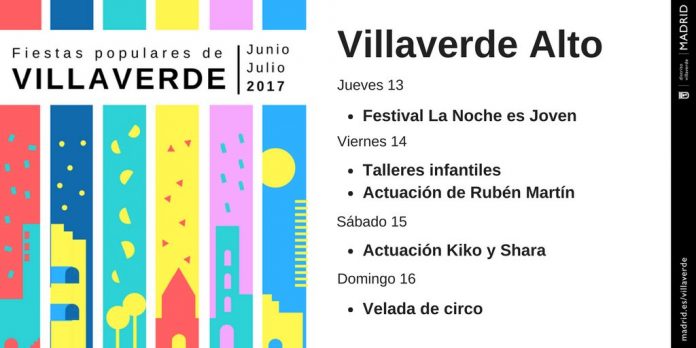 Programa de las fiestas de Villaverde Alto 2017