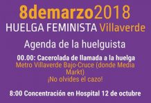 Huelga feminista el 8 de marzo en Villaverde