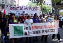 Comunicado de la Plataforma por la remunicipalización ante la situación de los Polideportivos