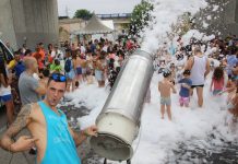 Actividades en las fiestas del barrio