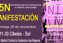 25N – Día Internacional de la Eliminación de la Violencia contra la Mujer