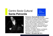 Programa de actividades Centro Sociocultural Santa Petronila. Enero 2019