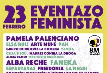 La Nave, en Villaverde, acoge el ‘Eventazo’, un acto reivindicativo y festivo para invitar a la huelga feminista del 8M