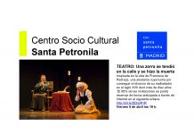 Programa de actividades Centro Sociocultural Santa Petronila. Abril 2019