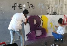 Taller de graffiti y mapeo de talentos