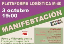 El 3 de octubre manifestación Plataforma Logistica