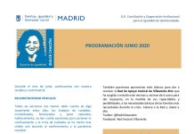 Programación de Junio 2020 Espacio de Igualdad Dulce Chacon.