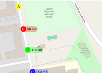 Plano de salida por edades de las carreras infantiles 2025